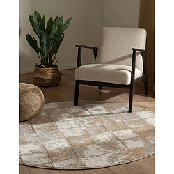 Hadorn Tapis 125x125 beige Davos Cube