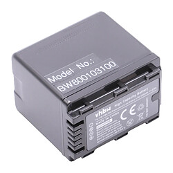 vhbw Batterie LI-ION 3200mAh (3.7V) pour PANASONIC remplaçant VW-VBK360, VW-VBK360-K, VW-VBK180, VW-VBK180-K avec puce