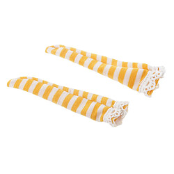 1/6 Stripe Jaune Bas Chaussettes Pour BJD Blythe Poupées Vêtements Accessoires