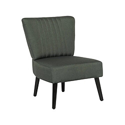 Habitat Et Jardin Fauteuil en tissu Zoé - 1 place - Gris foncé