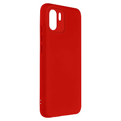 Avizar Coque Xiaomi Redmi A1 et A2 Semi-rigide Soft-touch Fine rouge