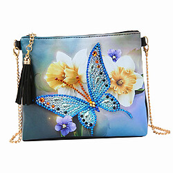 Acheter Creative Diamant En Forme De Peinture Spéciale Gland Sac Bandoulière Papillon 1