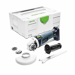 Festool AGC 18-125 Li EB-Basic Meuleuse d'angle sans fil 125mm 18V Brushless ( 575343 ) + Coffret de transport systainer - sans batterie, sans chargeur