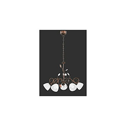 TRIO LIGHTING Chandelier Traditio Rouille Antique 5x40W E14