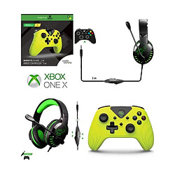 Casque Gamer PRO H3 SPIRIT OF GAMER XBOX ONE/S/X/PC + Manette filaire XBOX ONE-S-X-PC WINDOWS JAUNE POP