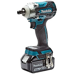 Makita DTW300RTJ Visseuse à percussion sans fil, sans balai, 1/2", 18V, 330 Nm + 2x Batteries 5,0 Ah + 1x Chargeur + 1x Makpac