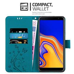 Avis Cadorabo Coque Samsung Galaxy J4 PLUS Etui en Bleu