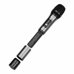 Avis Justgreenbox Système de microphone sans fil UHF 1 TX et 1RX, Argent