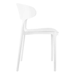 Avis LEITMOTIV Fauteuil coloré en polypropylène Fain blanc.