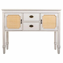 Acheter Buffet Alexandra House Living Blanc Rotin Bois d'épicéa 36 x 82 x 108 cm