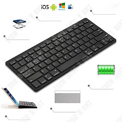 Acheter Tech Discount TD® Clavier sans fil Silencieux Bluethooth QWERTY Ultra mince Ergonomique ordinateur Windows IOS Iphone Ipad Etanche Noir Tendance