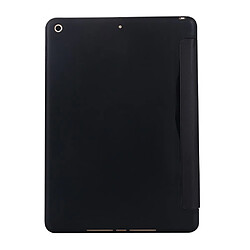 Acheter Etui en PU + silicone avec support tri-pliure noir pour votre Apple iPad 10.2 (2019)