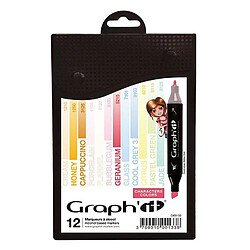 Graph It Set 12 marqueurs Graph'It - Characters colors