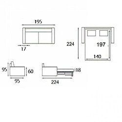 Inside 75 Canapé convertible 3 places MASTER 140cm EXPRESS matelas 18cm velours vert pas cher