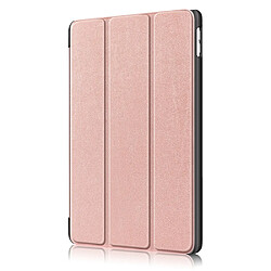 Acheter Etui en PU avec support tri-pliure or rose pour votre Apple iPad 10.2 (2019)