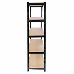 Avis Monstershop Monster Racking - Lot de 3 Rayonnages T-Rax en Acier Sans Boulons Noirs 90cm x 45cm x 180cm