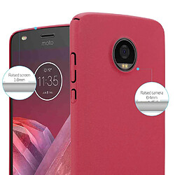 Avis Cadorabo Coque Motorola MOTO Z2 PLAY / Z2 FORCE Etui en Rouge