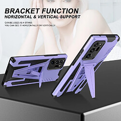 Coque en TPU antichoc avec béquille violet pour votre Samsung Galaxy S20 Ultra