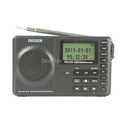 Universal DE1129 FM MW SW 4 Go Portable Intelligent Multifunction LED Radio DSP Receiver MP3 3 Bandes Thermal A0909A | Boîtier de lecteur | Portable Intelligent Multifunction Radio Player