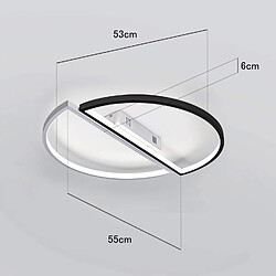 ZMH Lampe pendante LED avec télécommande Lampe pendante en fer dimmable Moderne pas cher