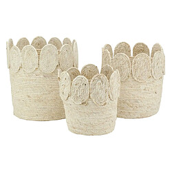 Aubry Gaspard Cache-pots en maïs (Lot de 3).