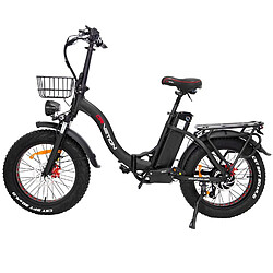 Acheter Vélo Électrique DrveTion CT20 - 20*4.0 Pouces Moteur 750W Batterie 48V15AH Frein à Disque - Noir