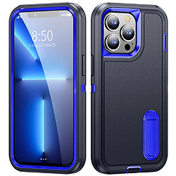 Coque en TPU avec béquille Bleu foncé/saphir pour votre iPhone 13 Pro Max 6.7 pouces