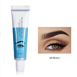 Avis Eye Lashes Sourcils Tattoo Dye Tint Eye Brow Mascara Cream Kit Noir