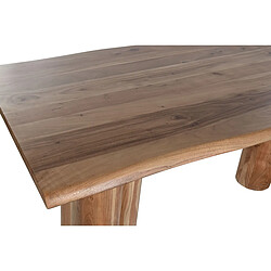 Acheter Pegane Table à manger, table de repas rectangulaire en bois d'acacia coloris naturel - longueur 200 x profondeur 100 x Hauteur 76 cm