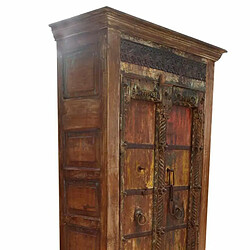 Acheter Armoire Alexandra House Living Marron Bois Recyclé 45 x 225 x 105 cm