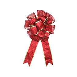 C352 2pcs Grande Double Couche Bowknot Bowknot Bouquet Décorations de Noël pour décorations de vacances de Noël Intérieur extérieur extérieur