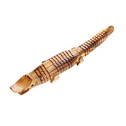 Balançoire en bois Crocodile Alligator Woodcraft enfants jouet décoration cadeau 30cm