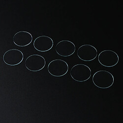 10pcs 1mm épaisseur montre en verre minéral plat transparent remplacer pièce horloger 27.5