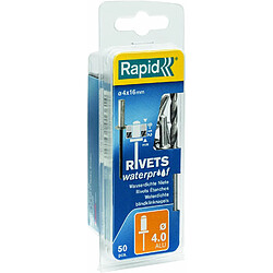 RAPID Rivets étanches 4x16mm en alu