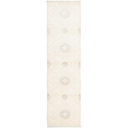 Vidal Tapis de couloir en laine 295x79 beige Darya