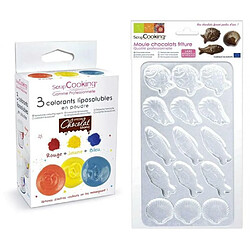 Scrapcooking Coffret chocolats de Pâques colorés - friture