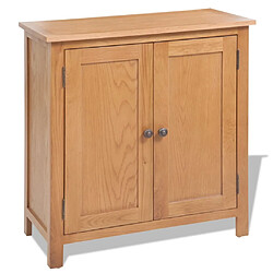 Maison Chic Commode Buffet - Meuble de rangement 70 x 35 x 75 cm Bois de chêne massif -GKD37319