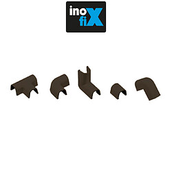 Inofix - Accessoires assortis pour Cablefix 2200 marron