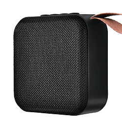 Universal Bluetooth sans fil Mini haut-parleur STEREO PORTABLE PORTABLE SUBWOOFER Bluetooth 4.2 avec haut-parleur de colonne extérieure SD FM | Haut-parleurs portables (Noir)