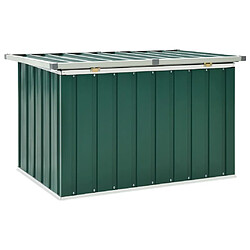 Helloshop26 Coffre boîte meuble de jardin rangement 109 x 67 x 65 cm vert 02_0013125