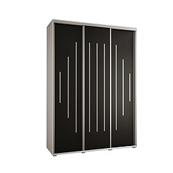 Abiks Meble Armoire Davos 12 À Portes Coulissantes 235,2/180/45 3 Portes