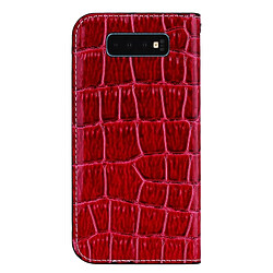 Wewoo étuis en cuir Coque Housse Étui à rabat horizontal à texture paillettée et à pailletée pour Galaxy S10