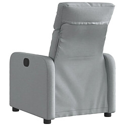 Acheter Maison Chic Fauteuil Relax pour salon, Fauteuil inclinable électrique Gris clair Tissu -GKD38578