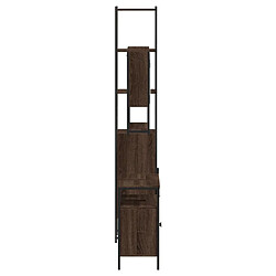 Maison Chic Armoire de Bain | Ensemble de 3 meubles salle de bain Chêne marron -GKD15131 pas cher