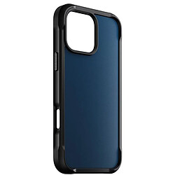 Nomad Coque pour iPhone 16 Pro Max Renforcée Compatible MagSafe Anti-rayures Bleu