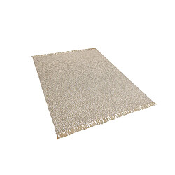 Acheter Beliani Tapis beige à motif géométrique 140 x 200 cm POZANTI