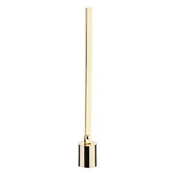 Bouchon de bougie en acier inoxydable pour bougies d'extinction d'or 17 cm