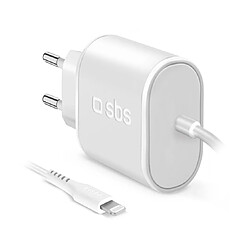 Sbs Chargeur secteur 5W + câble Lightning 1m