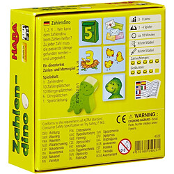 Haba Jeu éducatif - Dinosaure à chiffres