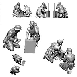 Zvezda Figurines 2ème Guerre Mondiale : Escouade de reconnaissance allemande 1939-1942